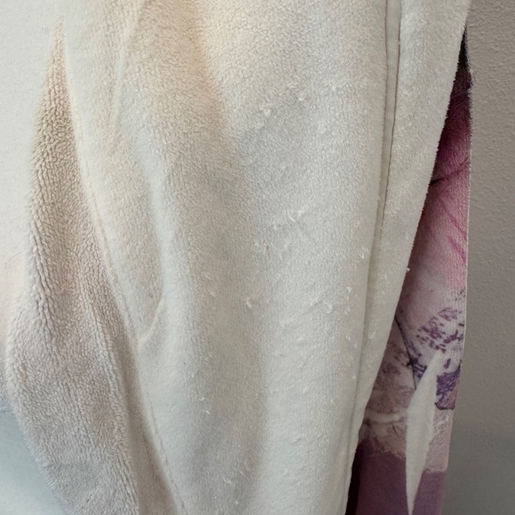 WRAP UP BY VP Women’s Long Pink/Cream Floral Print Soft Robe One Size - Picture 14 of 16